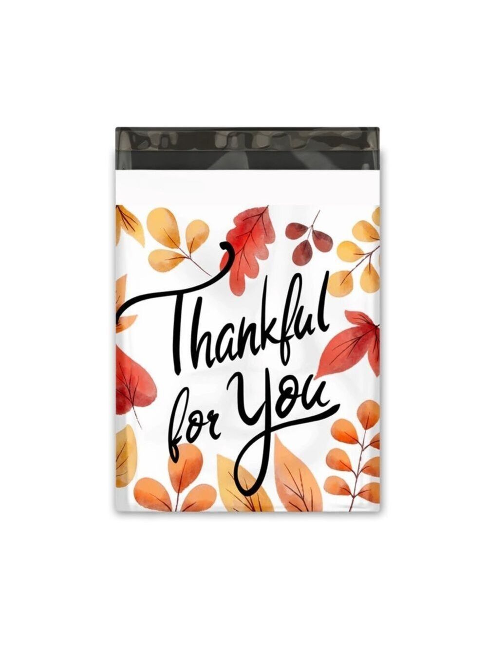25 10X13 Poly Mailers Fall Leaf Thankful, Shipping Envelopes PRICE IS FIRM - Picture 8 of 10